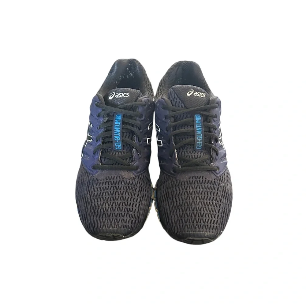 ASICS Gel-Quantum 180 2 Men's Black Blue T6G2N Running Shoes Size 10 - Picture 6 of 14